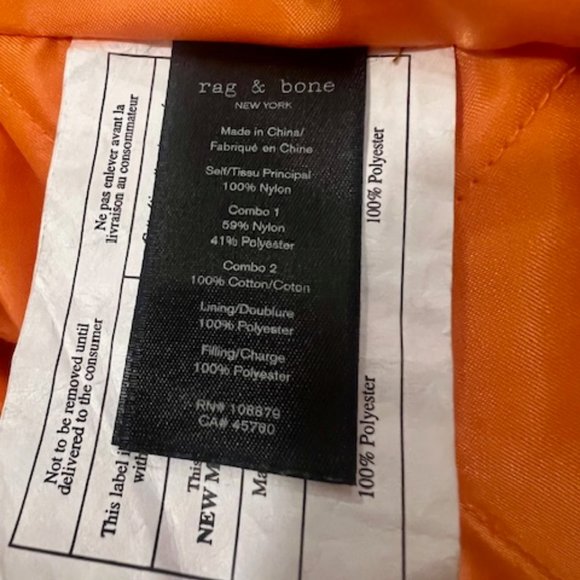 Rag & Bone Bomber - Sz Small - Picture 6 of 7